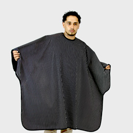 Gangster Stripe Barber Cape