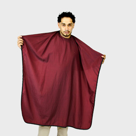 Barber Cape Supreme Burgundy