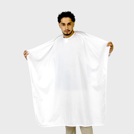 White Supreme Barber Cape